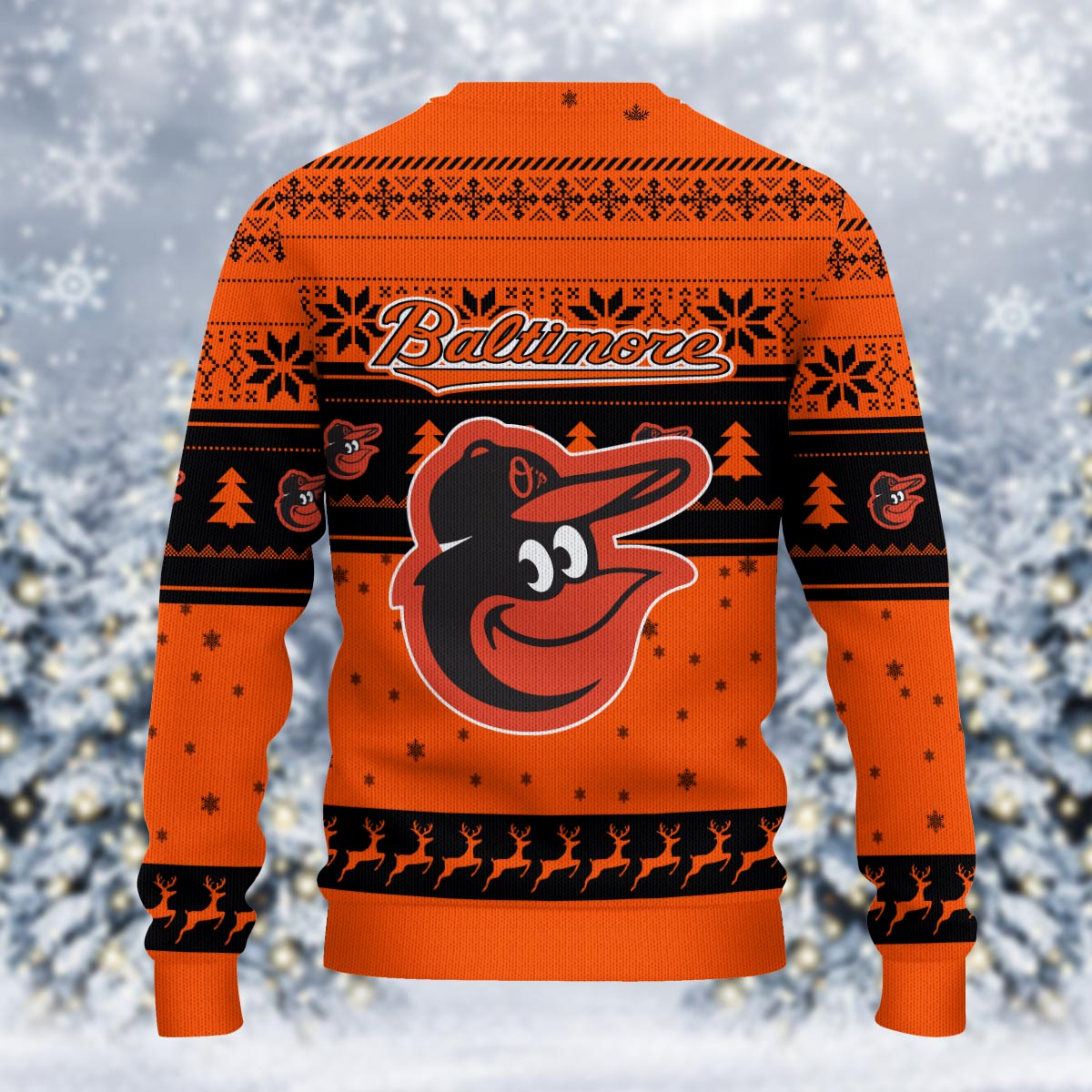 Sportswearmerch Baltimore Orioles MLB x Grinch Christmas Ugly Sweater For Fans