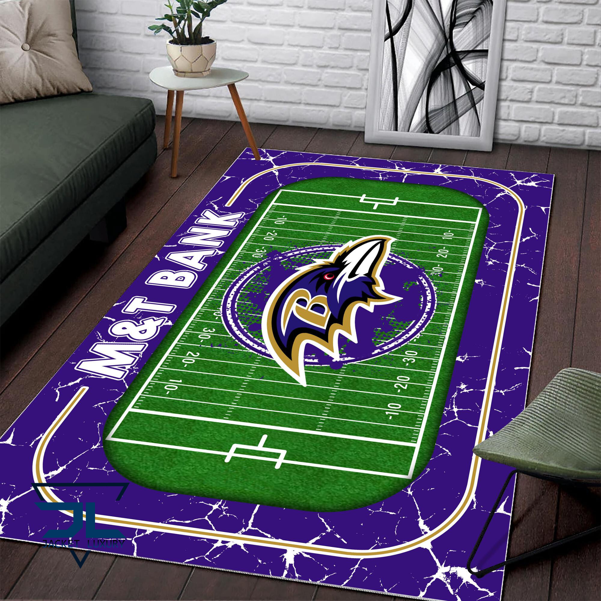 Sportswearmerch Baltimore Ravens NFL Area Rug For Fan
