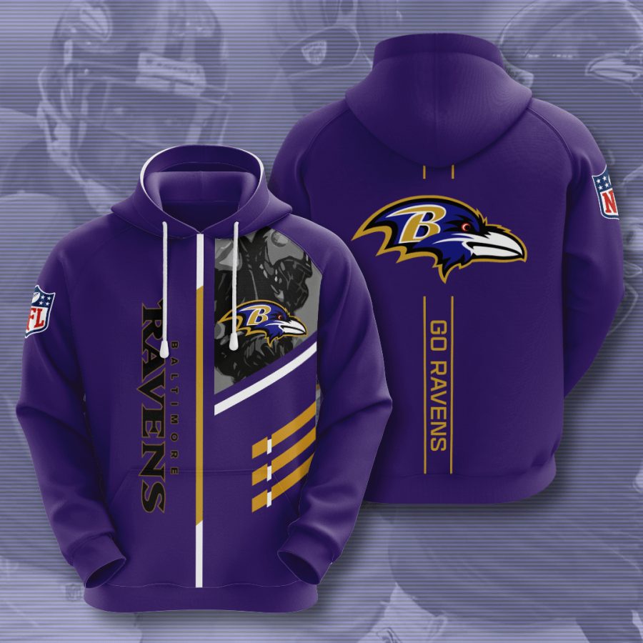 Sportswearmerch Baltimore Ravens NFL Go Ravens Personalized Hoodie For Fan