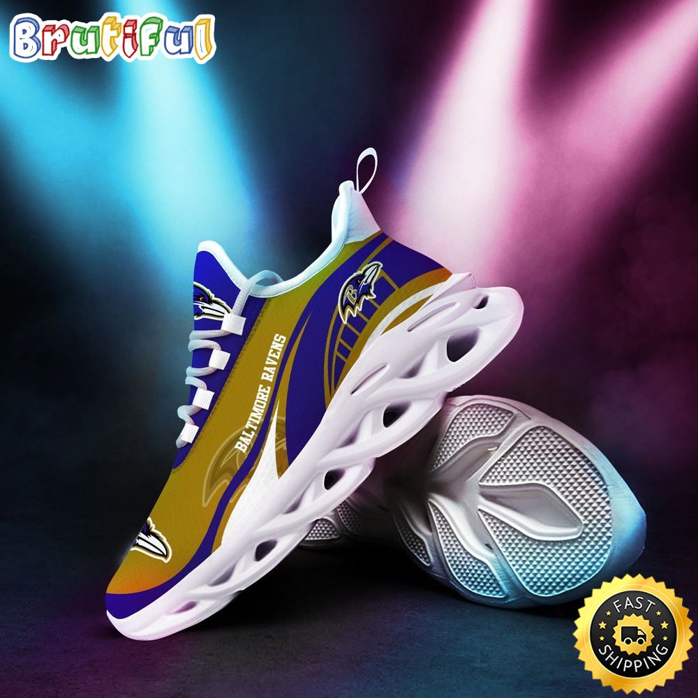 Sportswearmerch Baltimore Ravens NFL Sneaker Max Soul Shoes Hot Special Gift For Fans For Fan