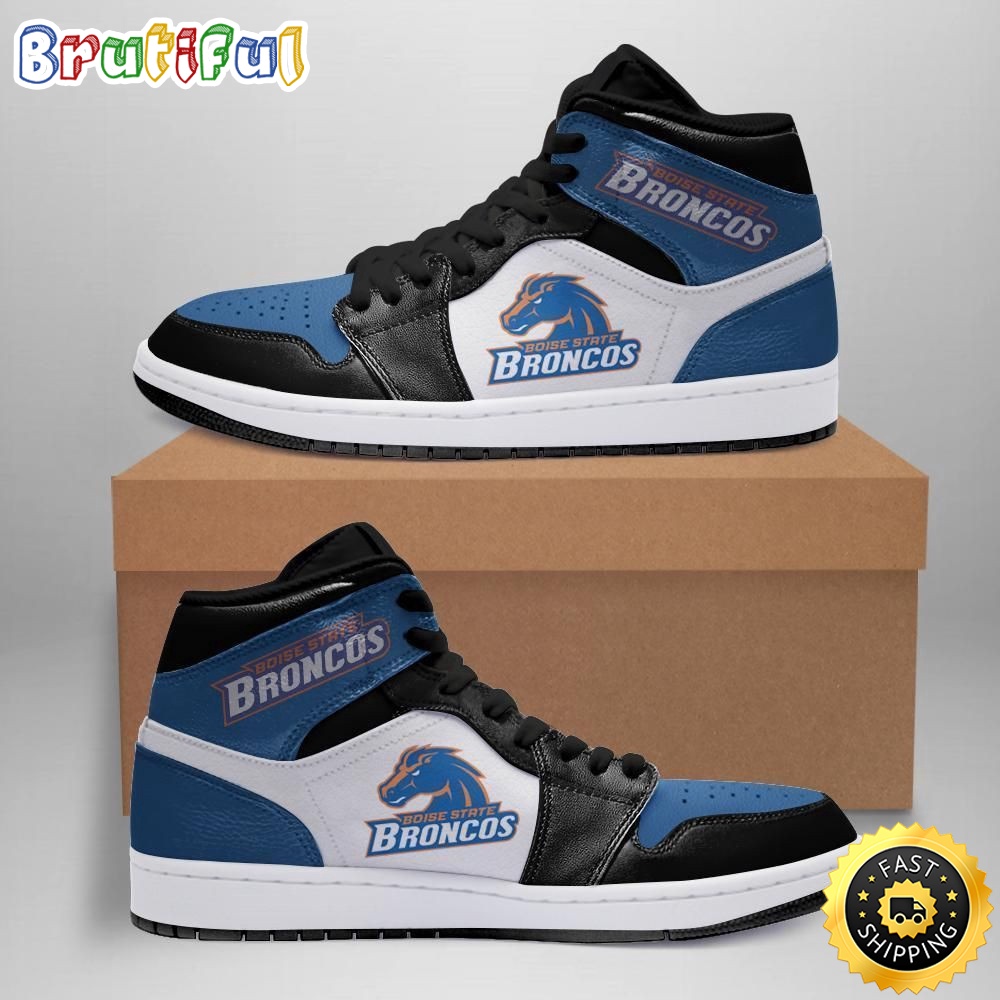 Sportswearmerch Boise State Broncos NCAA AJ1 High Sneakers Shoes For Men And Women
