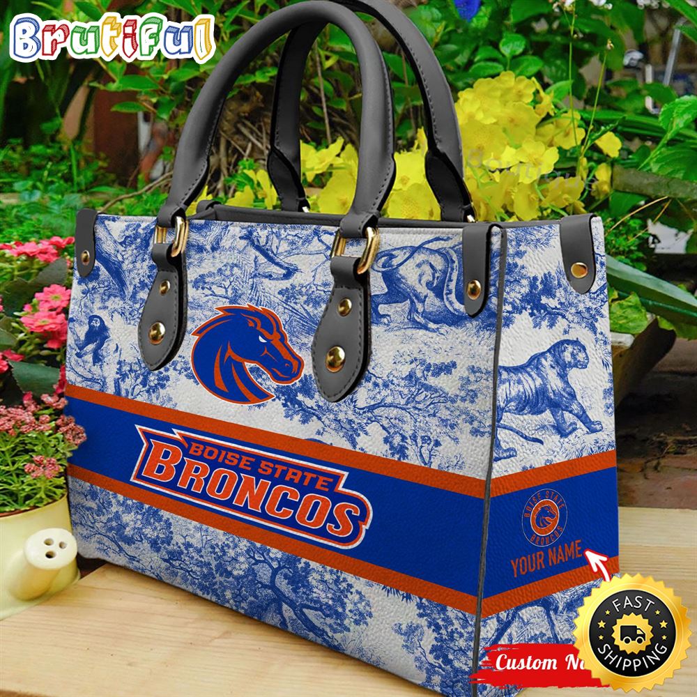 Sportswearmerch Boise State Broncos NCAA Leather Handbag For Fan