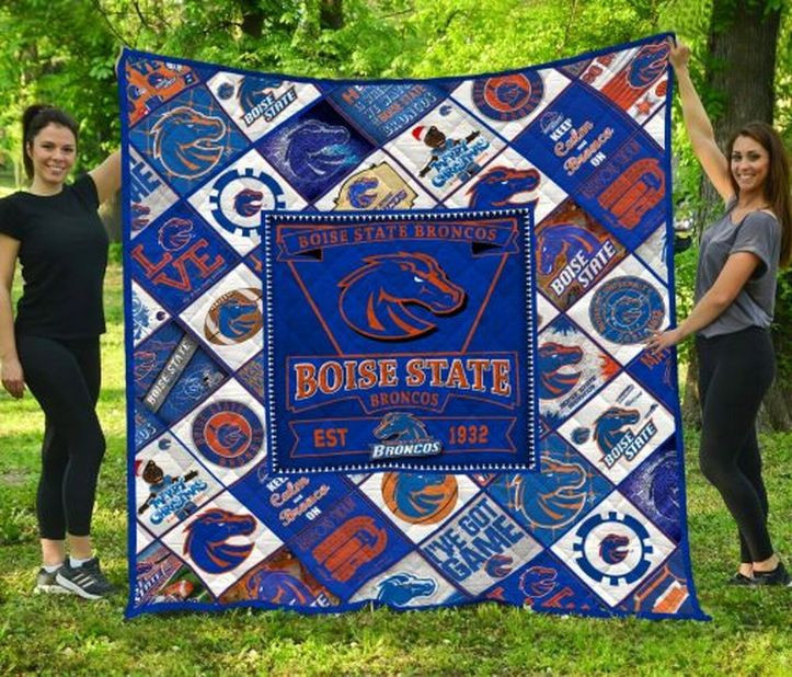 Sportswearmerch Boise State Broncos NCAA Quilt Blanket For Fan