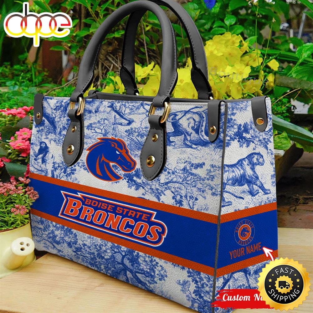 Sportswearmerch Boise State Broncos NCAA Women Leather Hand Bag For Fan