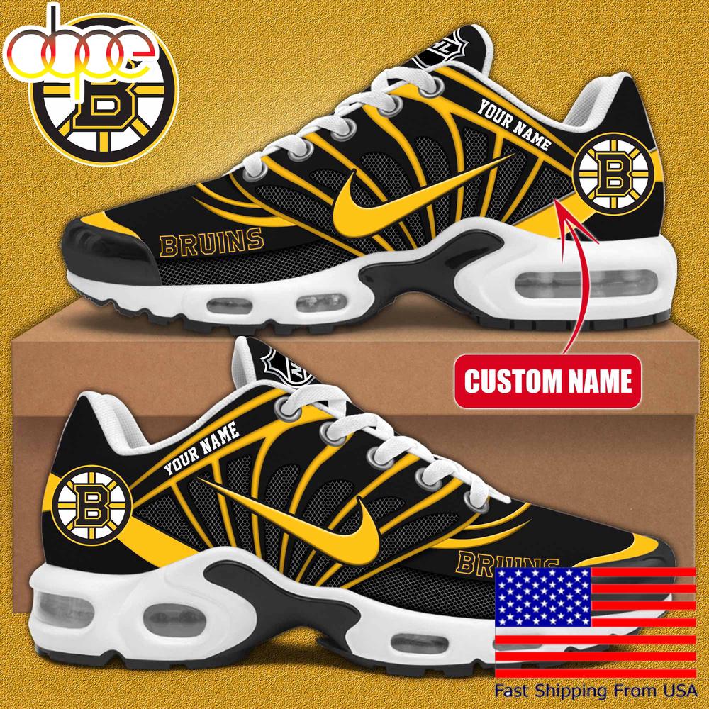 Sportswearmerch Boston Bruins NHL Max Soul Shoes Sneakers For Men And Women