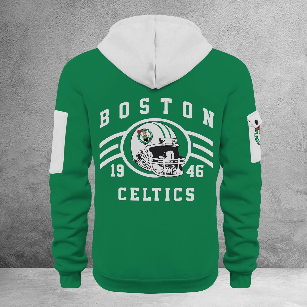 Sportswearmerch Boston Celtics NBA Half Zip Hoodie Personalized For Fan