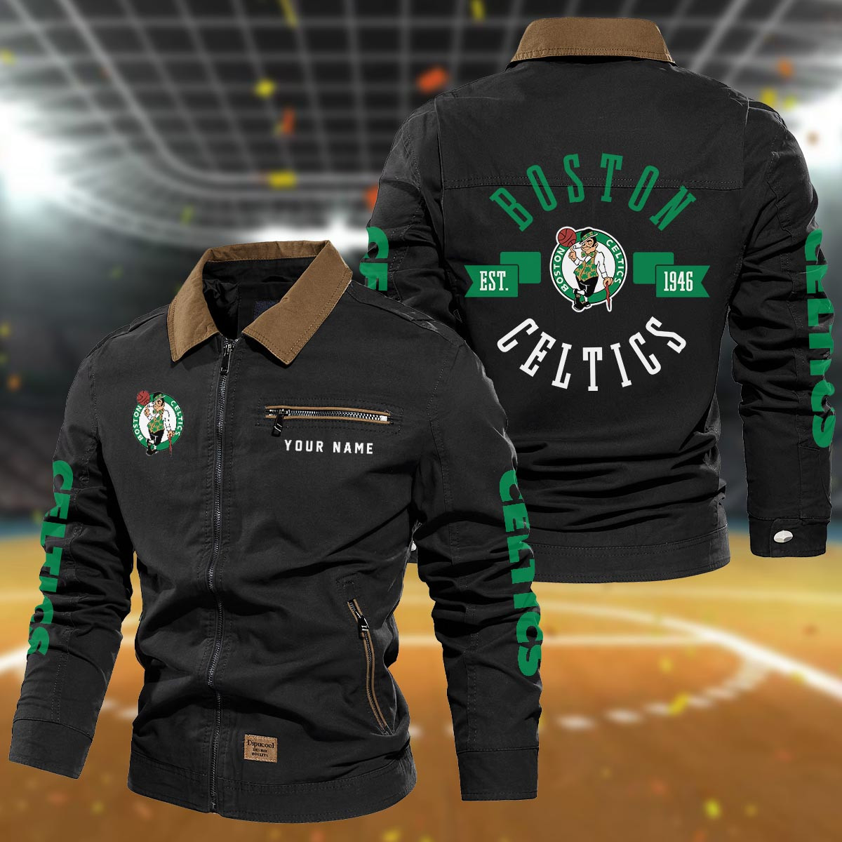 Sportswearmerch Boston Celtics NBA Lapel Jacket For Fan