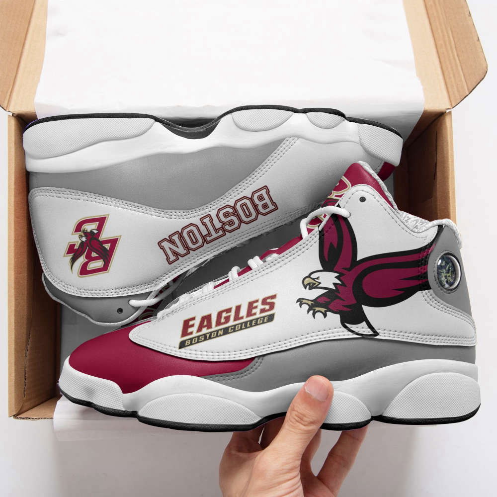 Sportswearmerch Boston College Eagles NCAA AJ13 Sneakers Shoes For Men And Women
