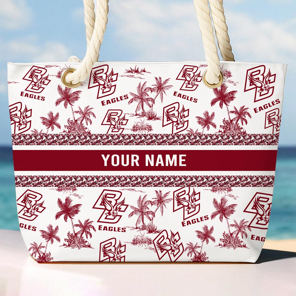 Sportswearmerch Boston College Eagles NCAA Beach Bag For Fan