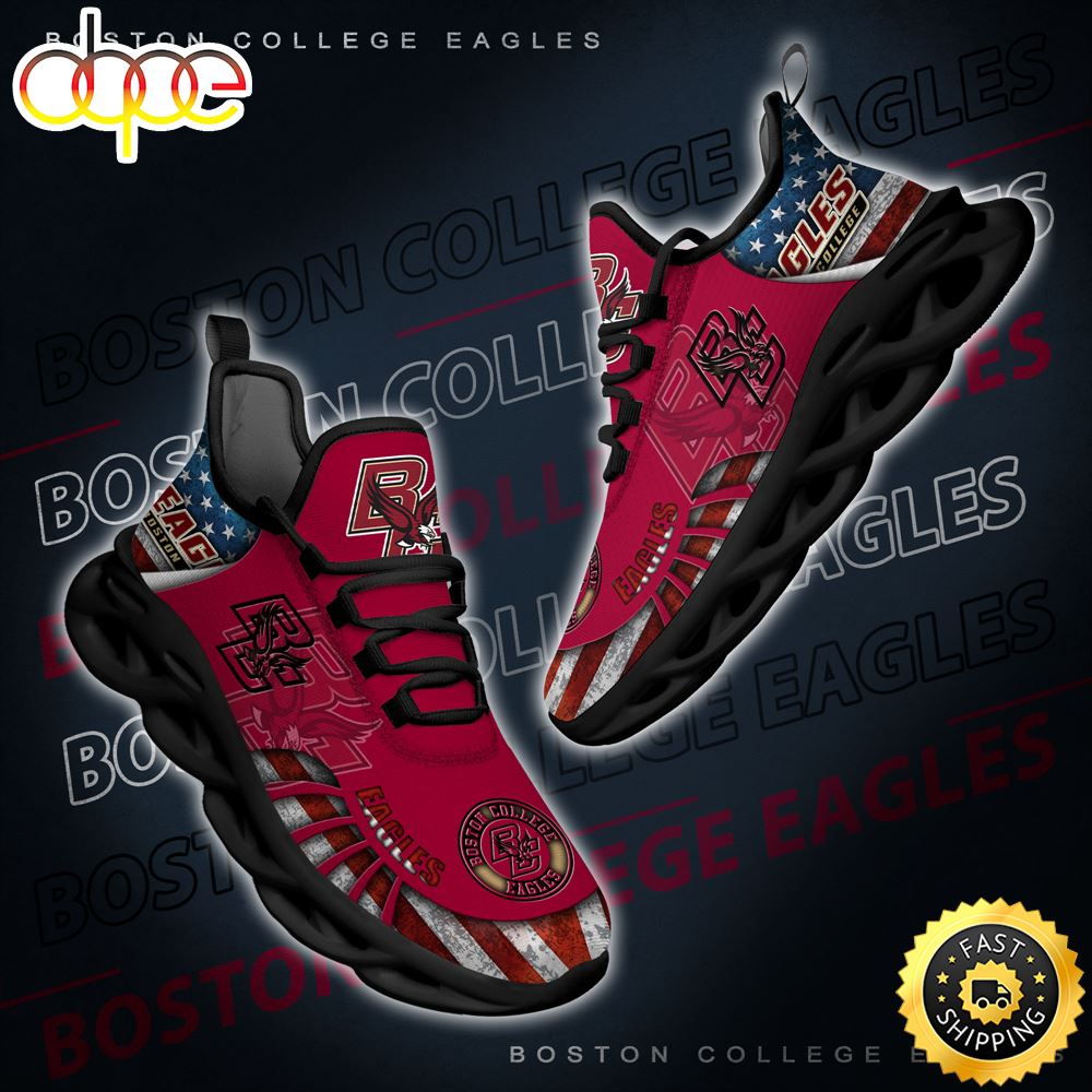 Sportswearmerch Boston College Eagles NCAA Max Soul Shoes Sneakers For Men And Women