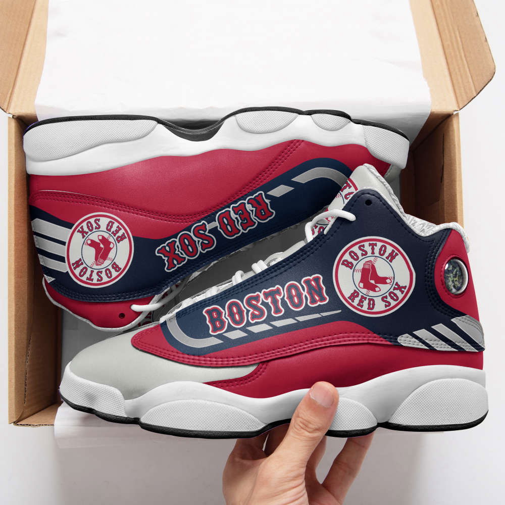 Sportswearmerch Boston Red Sox MLB AJ13 Sneakers Shoes For Men And Women