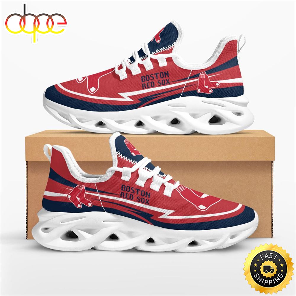 Sportswearmerch Boston Red Sox MLB Are Coming Curves Max Soul Shoes Sneakers For Men And Women