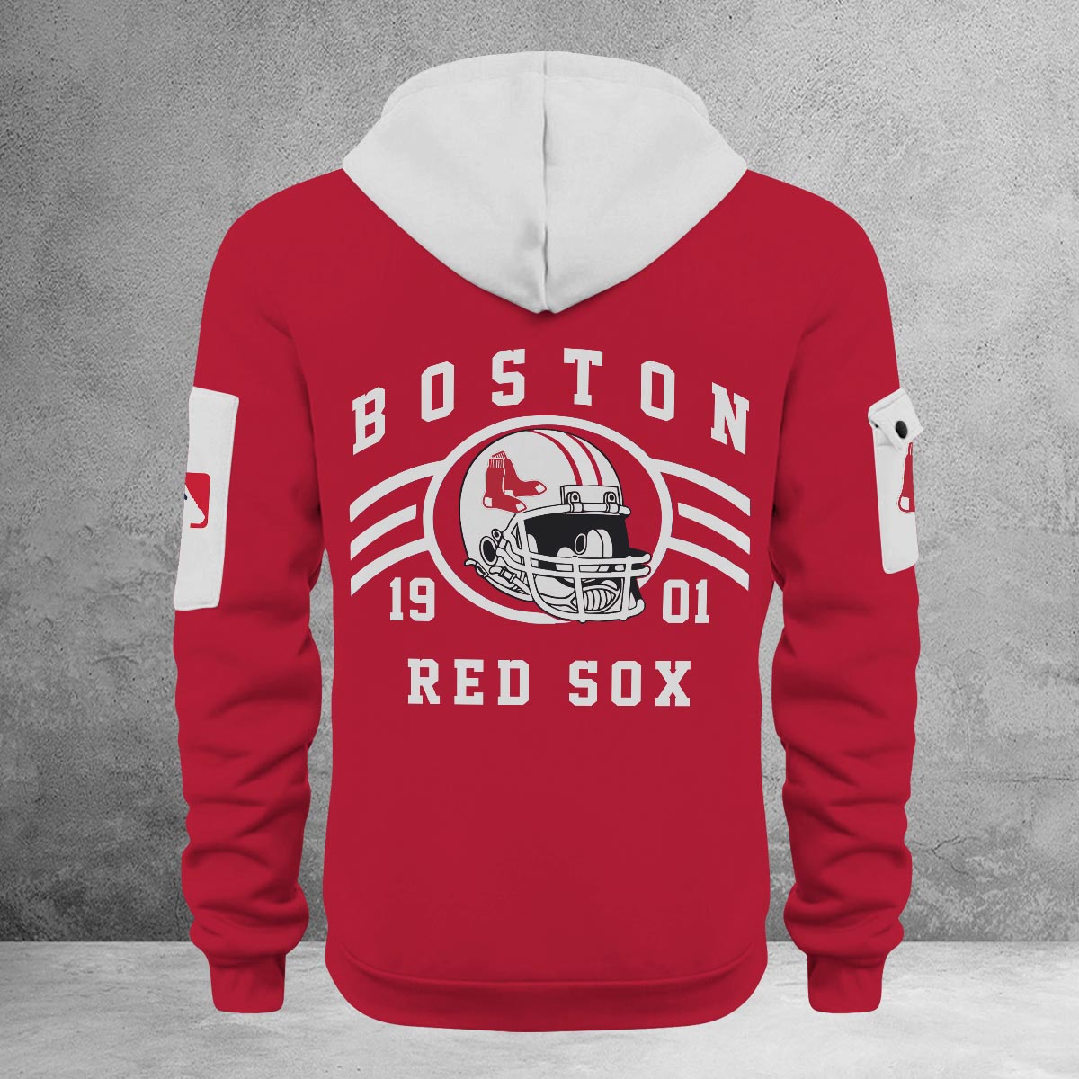 Sportswearmerch Boston Red Sox MLB Half Zip Hoodie Personalized For Fan