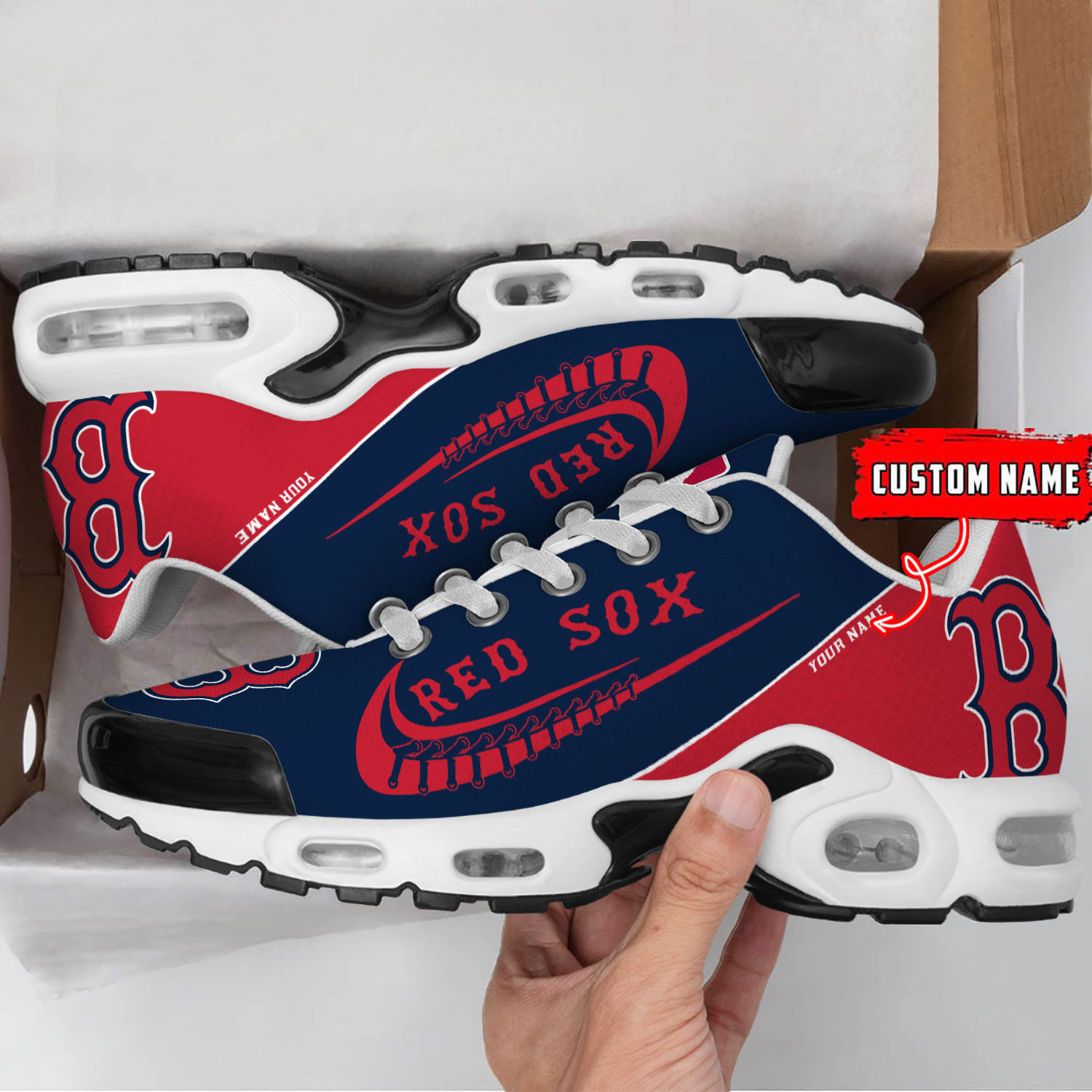 Sportswearmerch Boston Red Sox MLB TN Shoes Sneakers For Men And Women