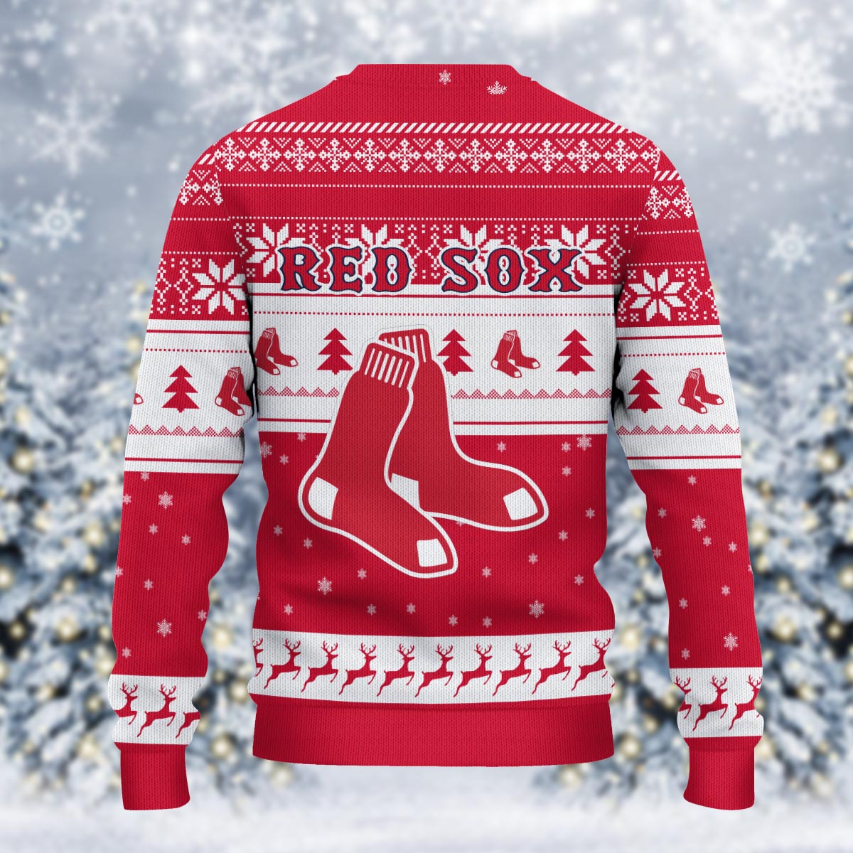 Sportswearmerch Boston Red Sox MLB x Grinch Christmas Ugly Sweater For Fans