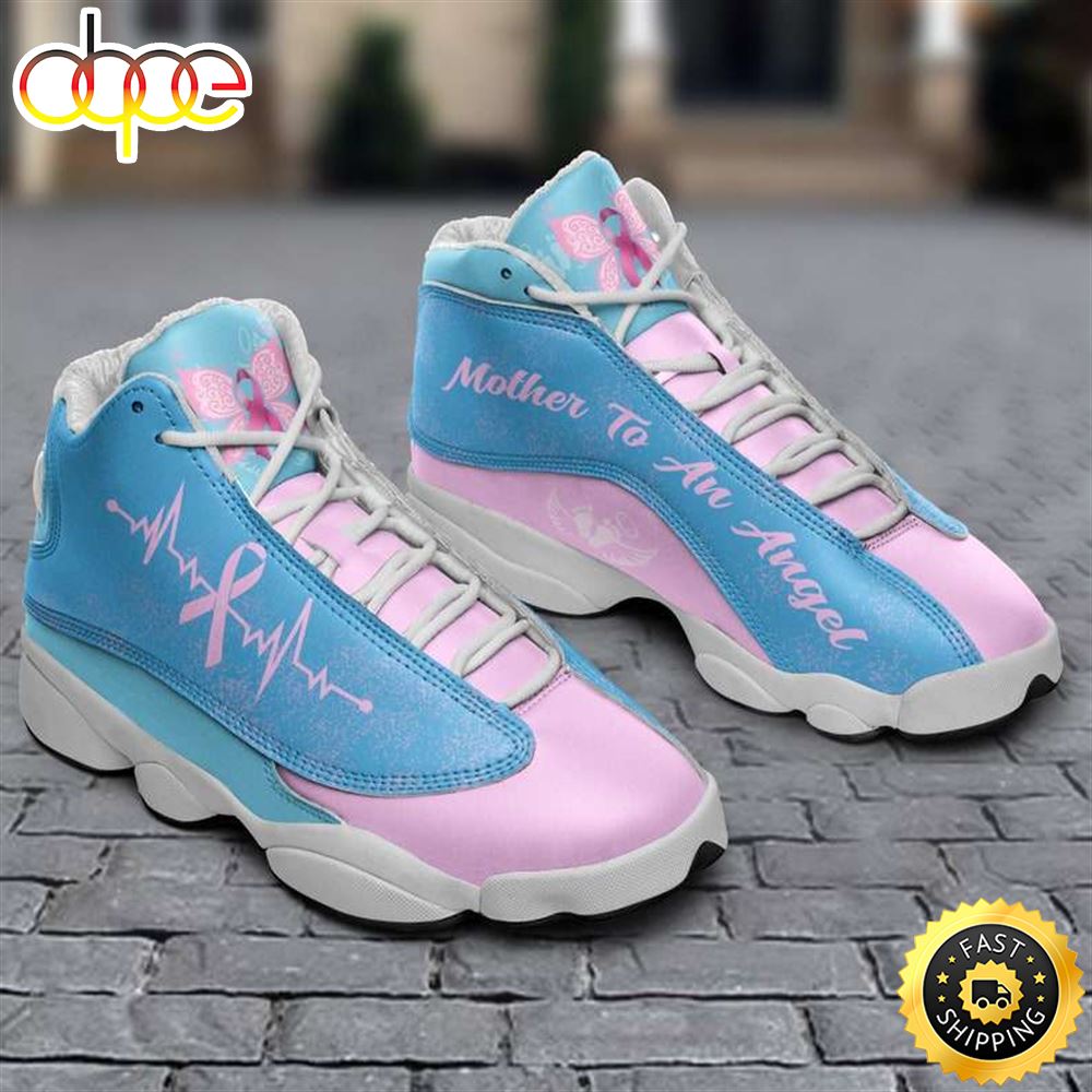 Sportswearmerch Breast Cancer Awareness Pink Ribbon - Cancer Warrior Fighter Gift AJ13 Sneakers Shoes For Men And Women