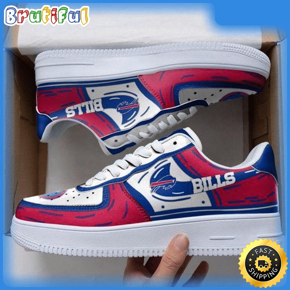 Sportswearmerch Buffalo Bills NFL Air Low-Top Sneakers Shoes For Men And Women