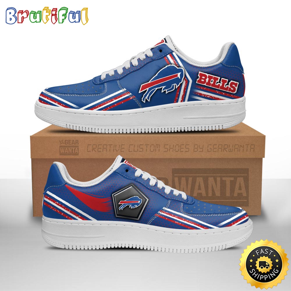 Sportswearmerch Buffalo Bills NFL Air Low-Top Sneakers Shoes For Men And Women