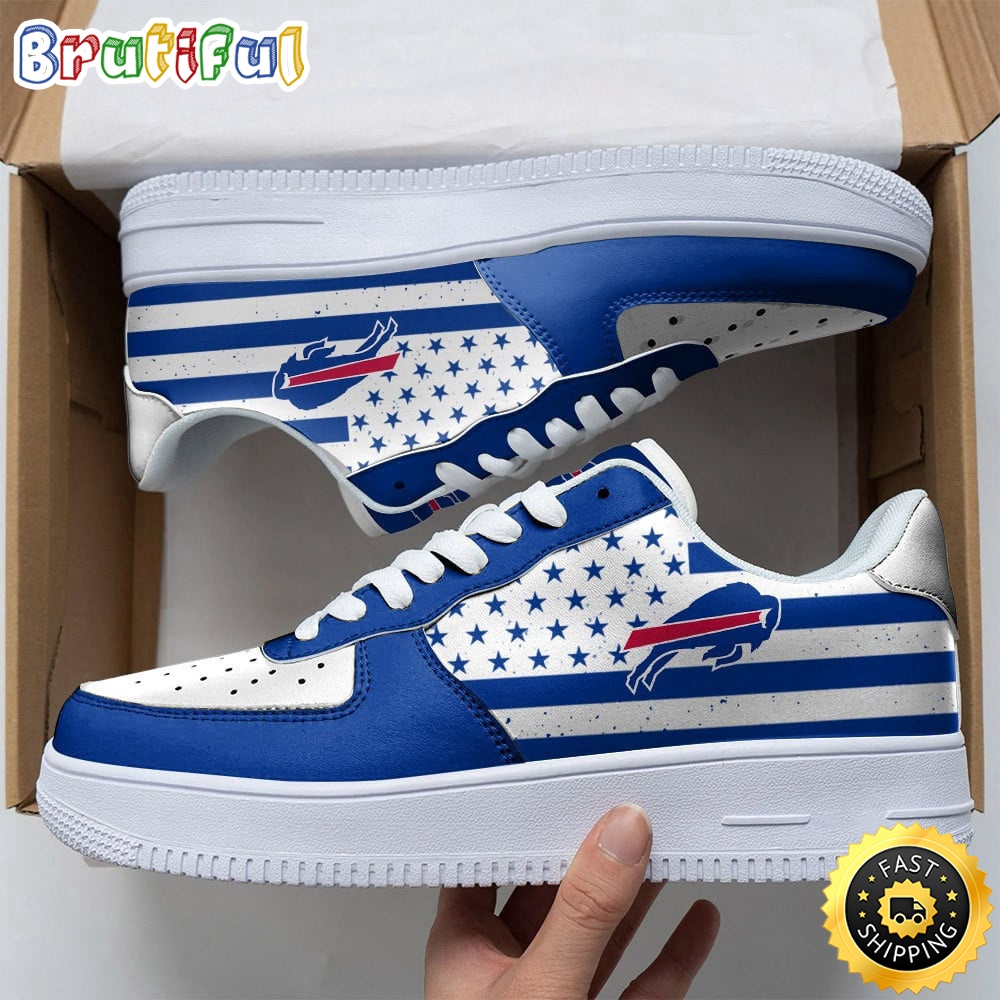 Sportswearmerch Buffalo Bills NFL Air Low-Top Sneakers Shoes For Men And Women