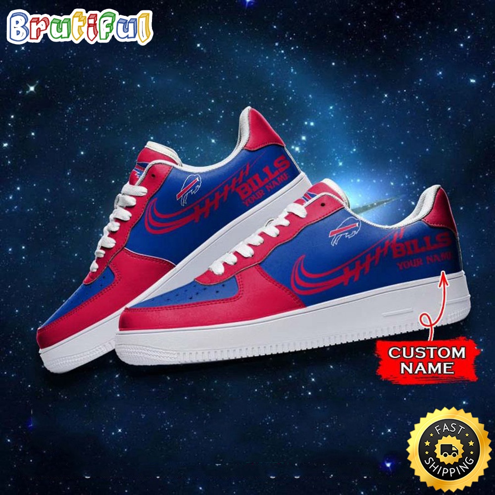 Sportswearmerch Buffalo Bills NFL Air Low-Top Sneakers Shoes For Men And Women