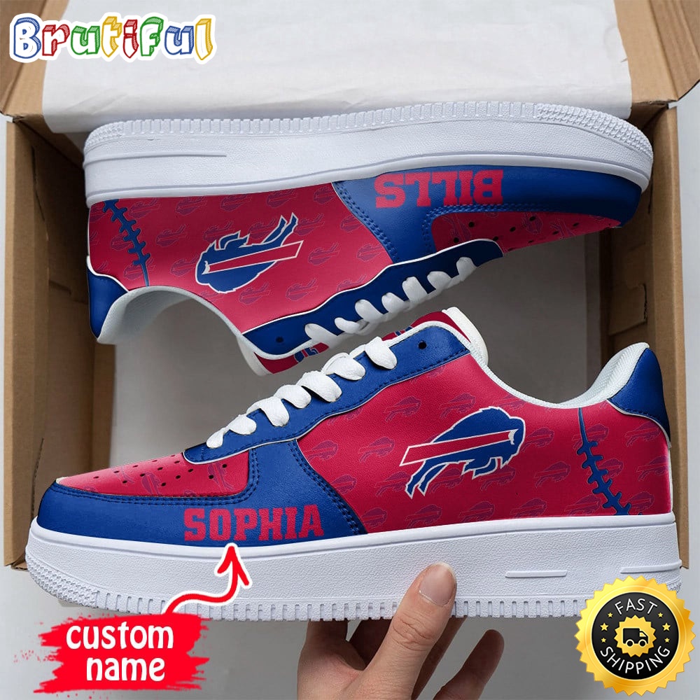 Sportswearmerch Buffalo Bills NFL Air Low-Top Sneakers Shoes For Men And Women