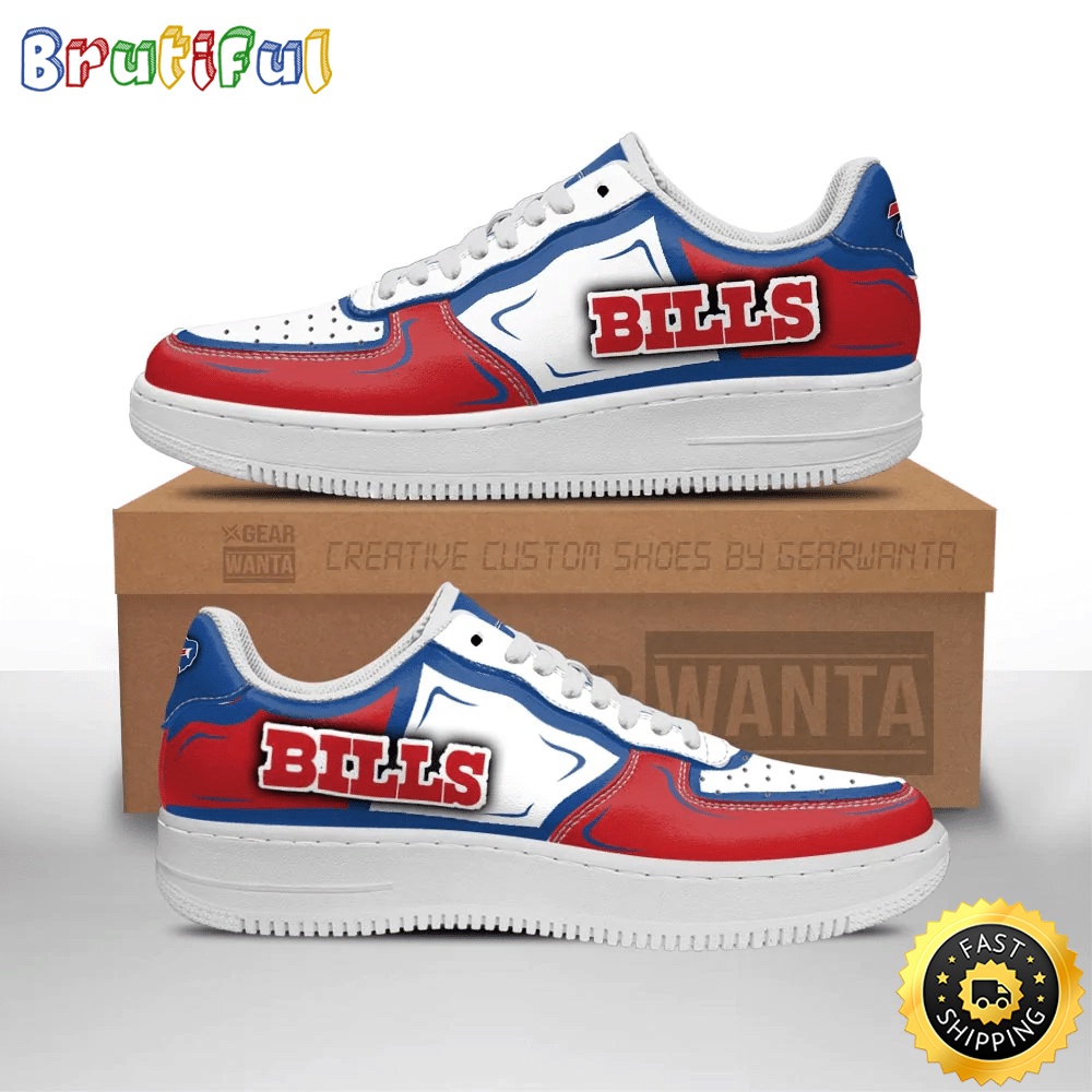 Sportswearmerch Buffalo Bills NFL Air Low-Top Sneakers Shoes For Men And Women