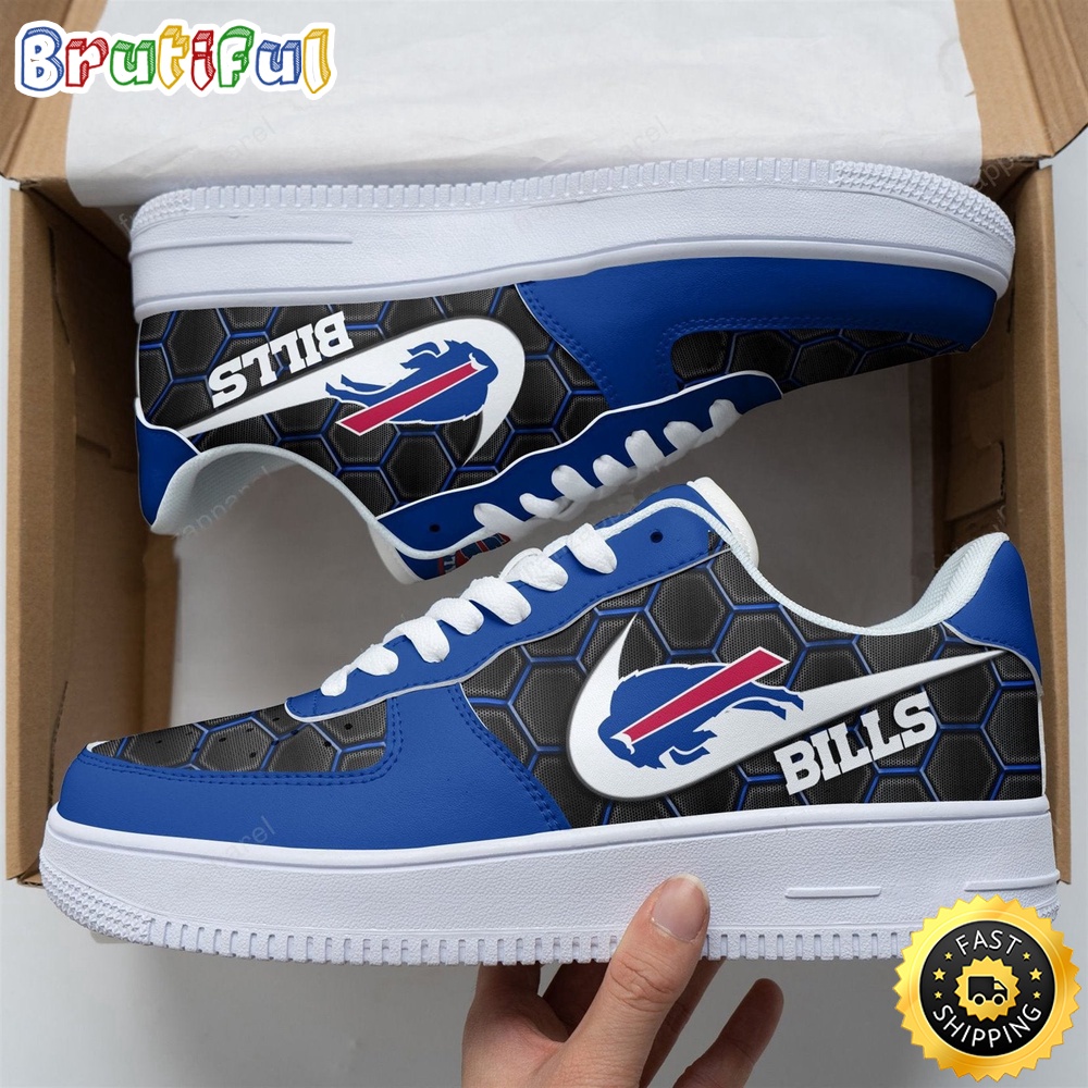 Sportswearmerch Buffalo Bills NFL Air Low-Top Sneakers Shoes For Men And Women