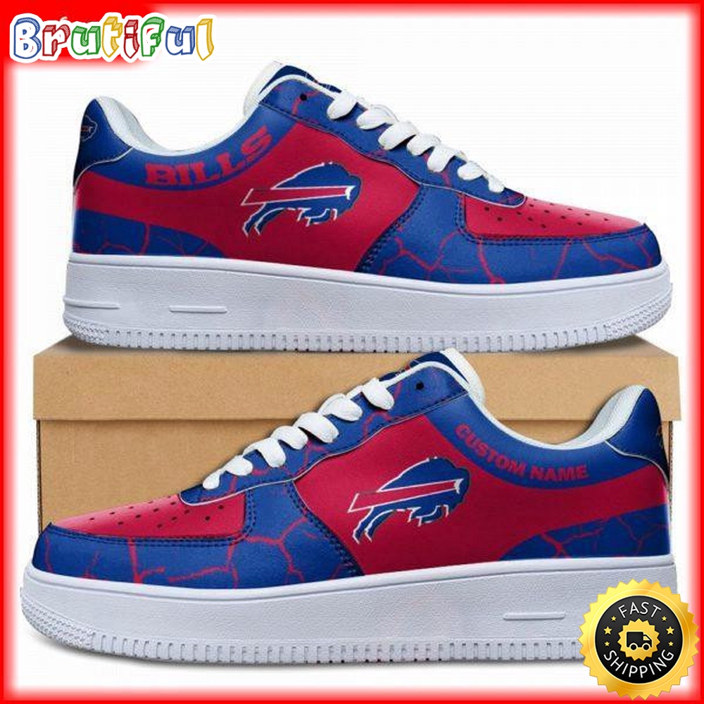 Sportswearmerch Buffalo Bills NFL Air Low-Top Sneakers Shoes For Men And Women