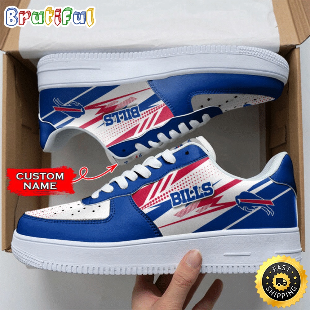 Sportswearmerch Buffalo Bills NFL Air Low-Top Sneakers Shoes For Men And Women