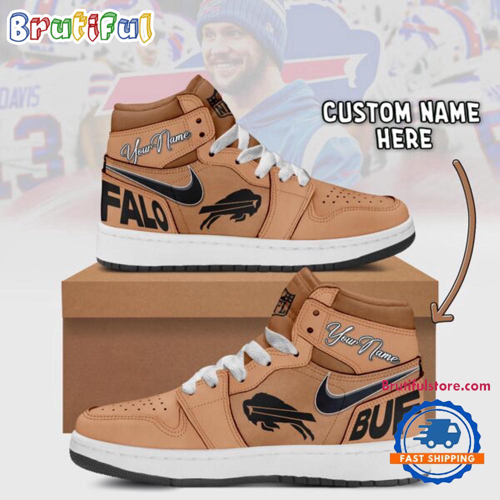 Sportswearmerch Buffalo Bills NFL AJ1 High Sneakers Shoes For Men And Women
