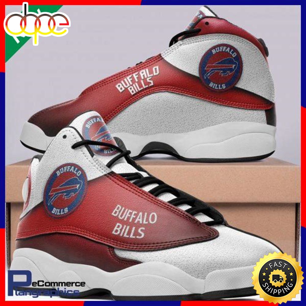 Sportswearmerch Buffalo Bills NFL AJ13 Sneakers Shoes For Men And Women