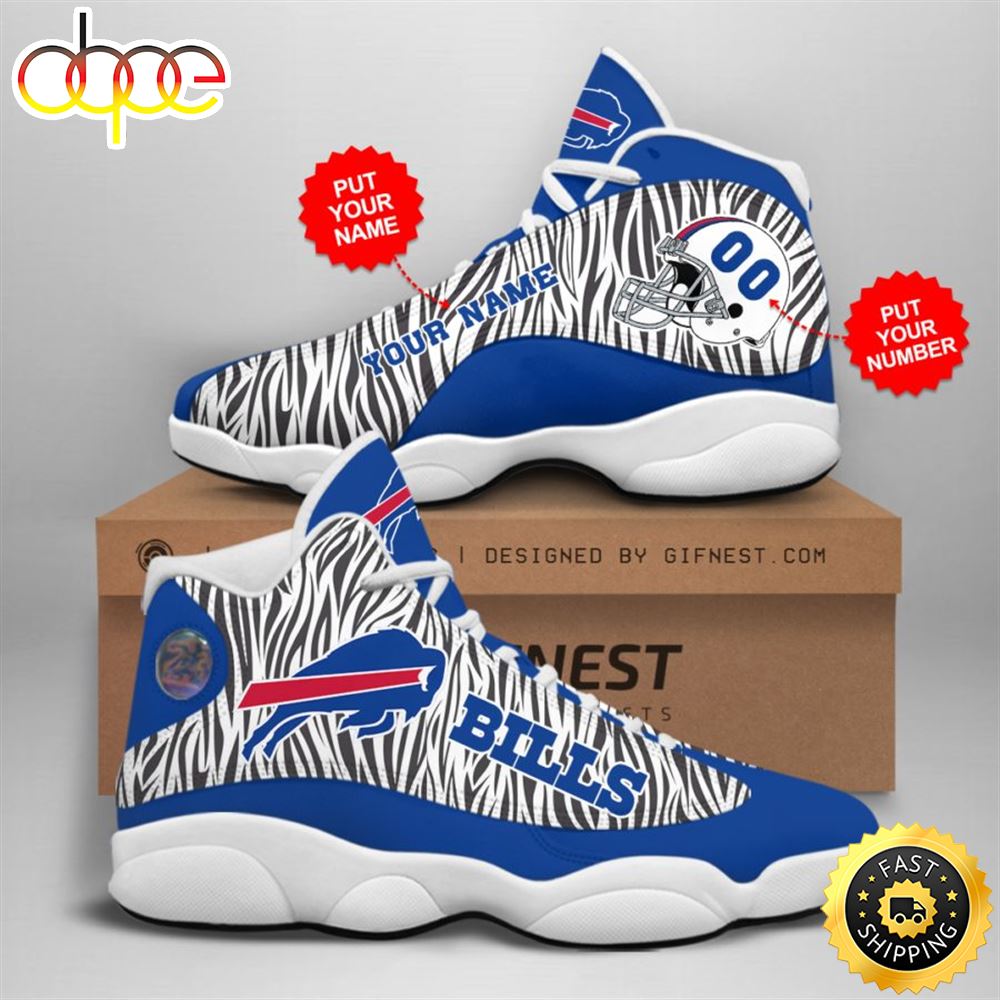 Sportswearmerch Buffalo Bills NFL AJ13 Sneakers Shoes For Men And Women