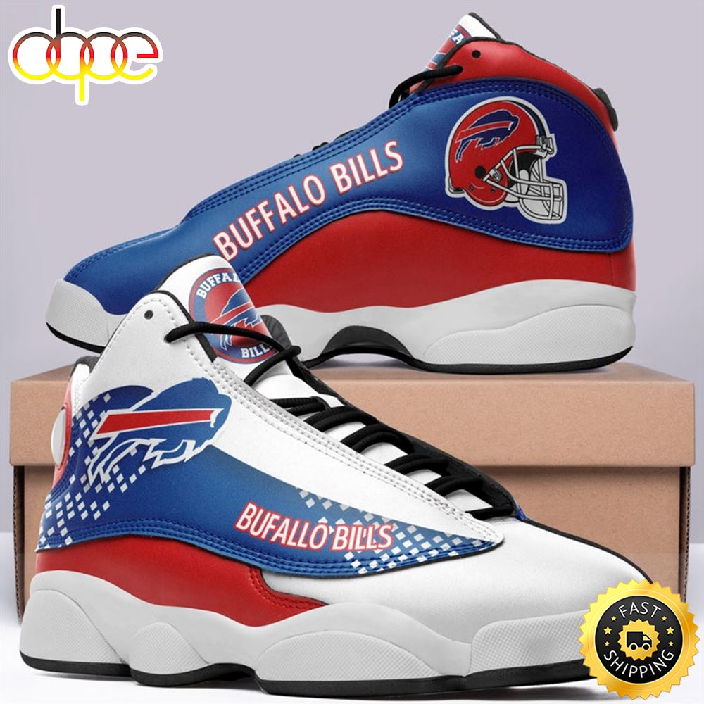 Sportswearmerch Buffalo Bills NFL AJ13 Sneakers Shoes For Men And Women