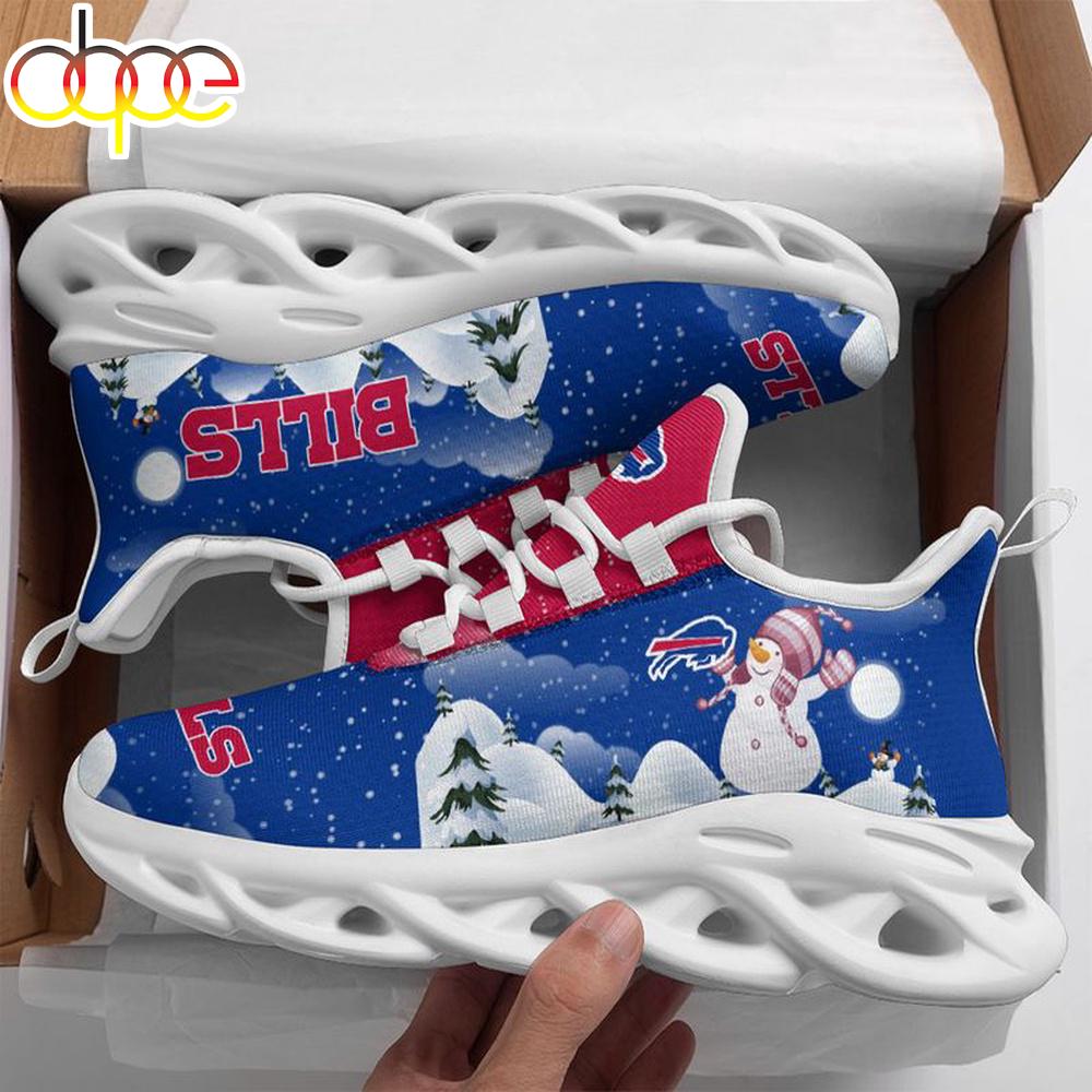 Sportswearmerch Buffalo Bills NFL Christmas Snowman Max Soul Shoes Sneakers For Men And Women
