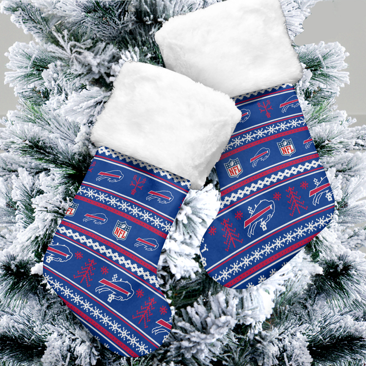 Sportswearmerch Buffalo Bills NFL Christmas Socks For Fan