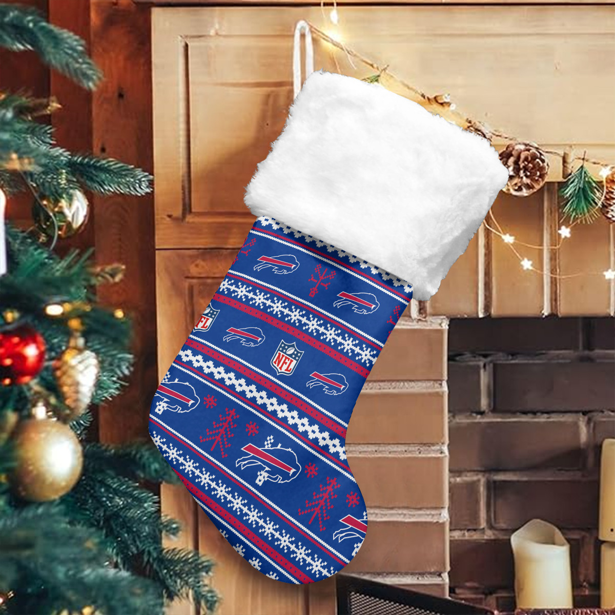 Sportswearmerch Buffalo Bills NFL Christmas Socks For Fan