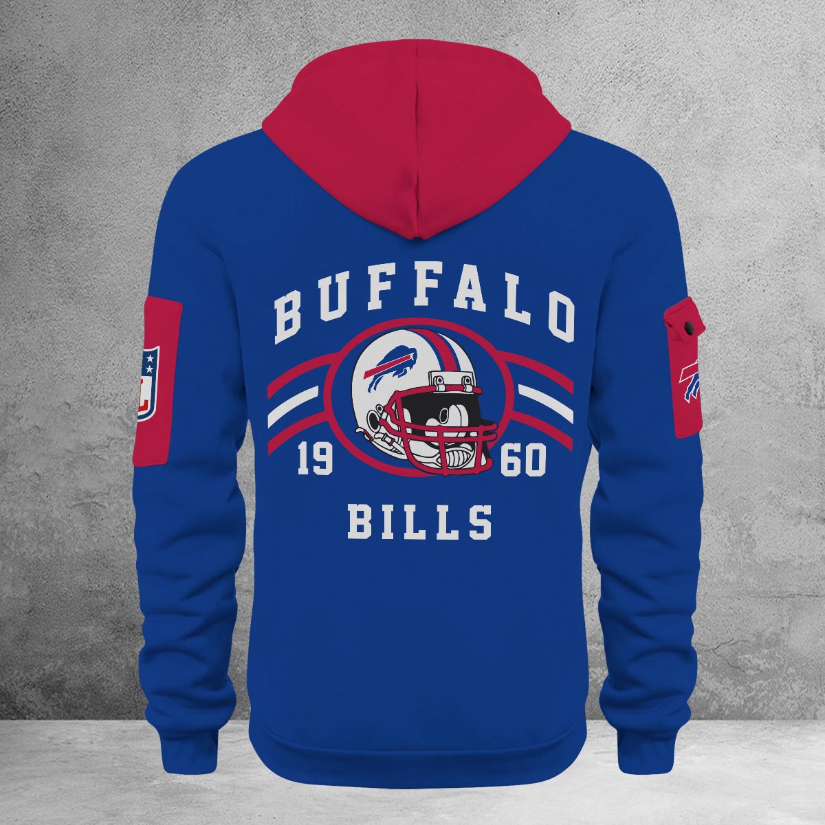 Sportswearmerch Buffalo Bills NFL Half Zip Hoodie For Fan