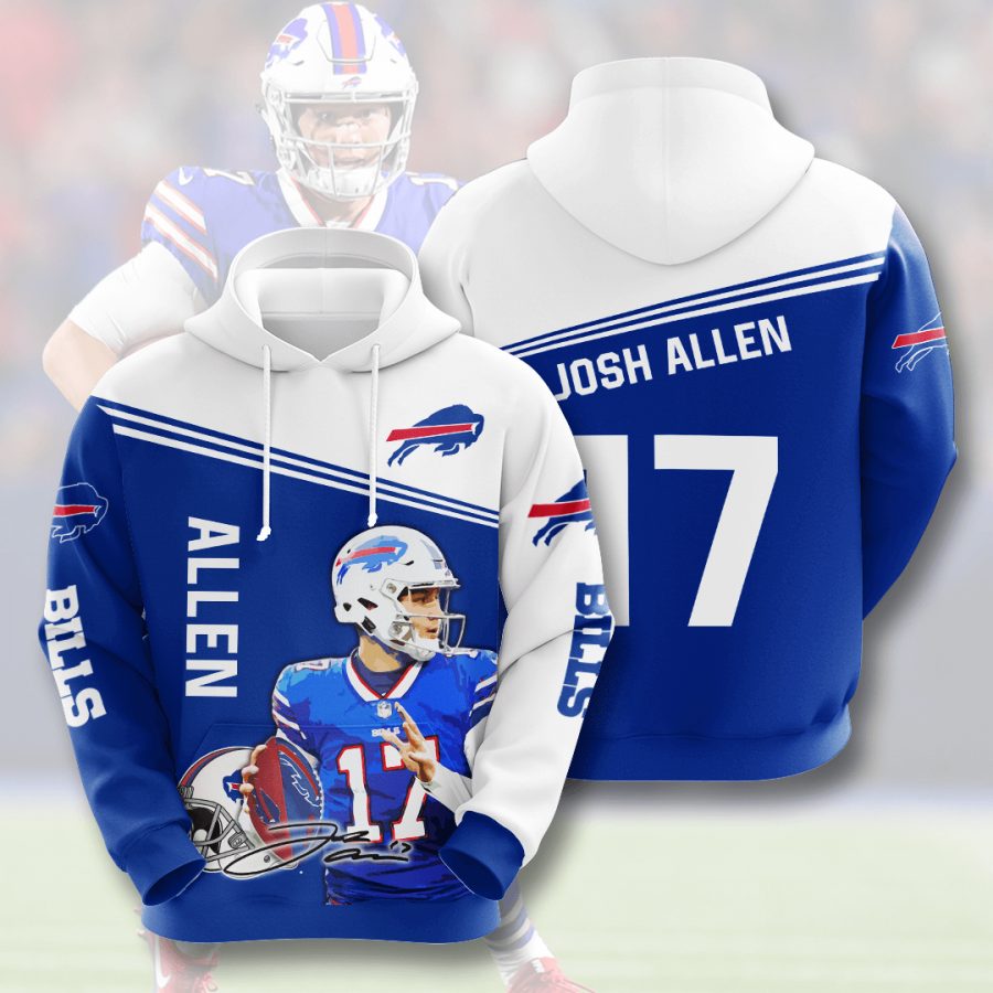 Sportswearmerch Buffalo Bills NFL Josh Allen Personalized Hoodie For Fan
