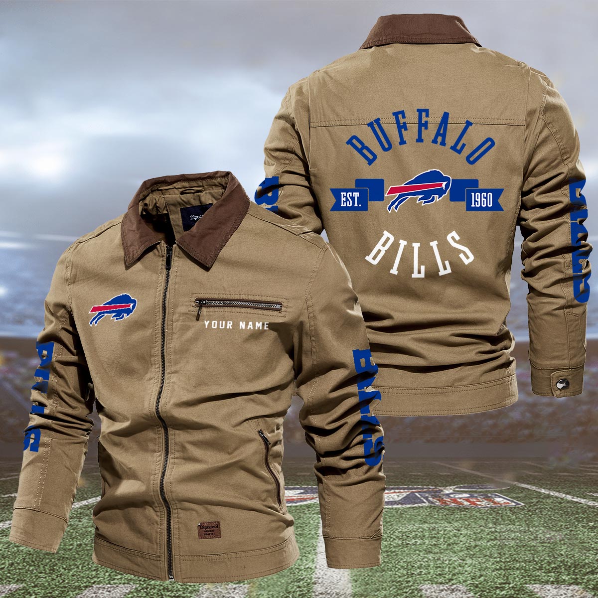 Sportswearmerch Buffalo Bills NFL Lapel Jacket For Fan