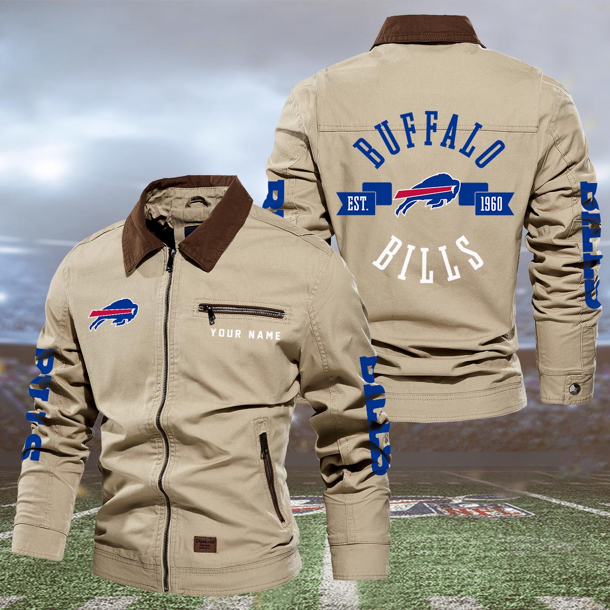 Sportswearmerch Buffalo Bills NFL Lapel Jacket For Fan