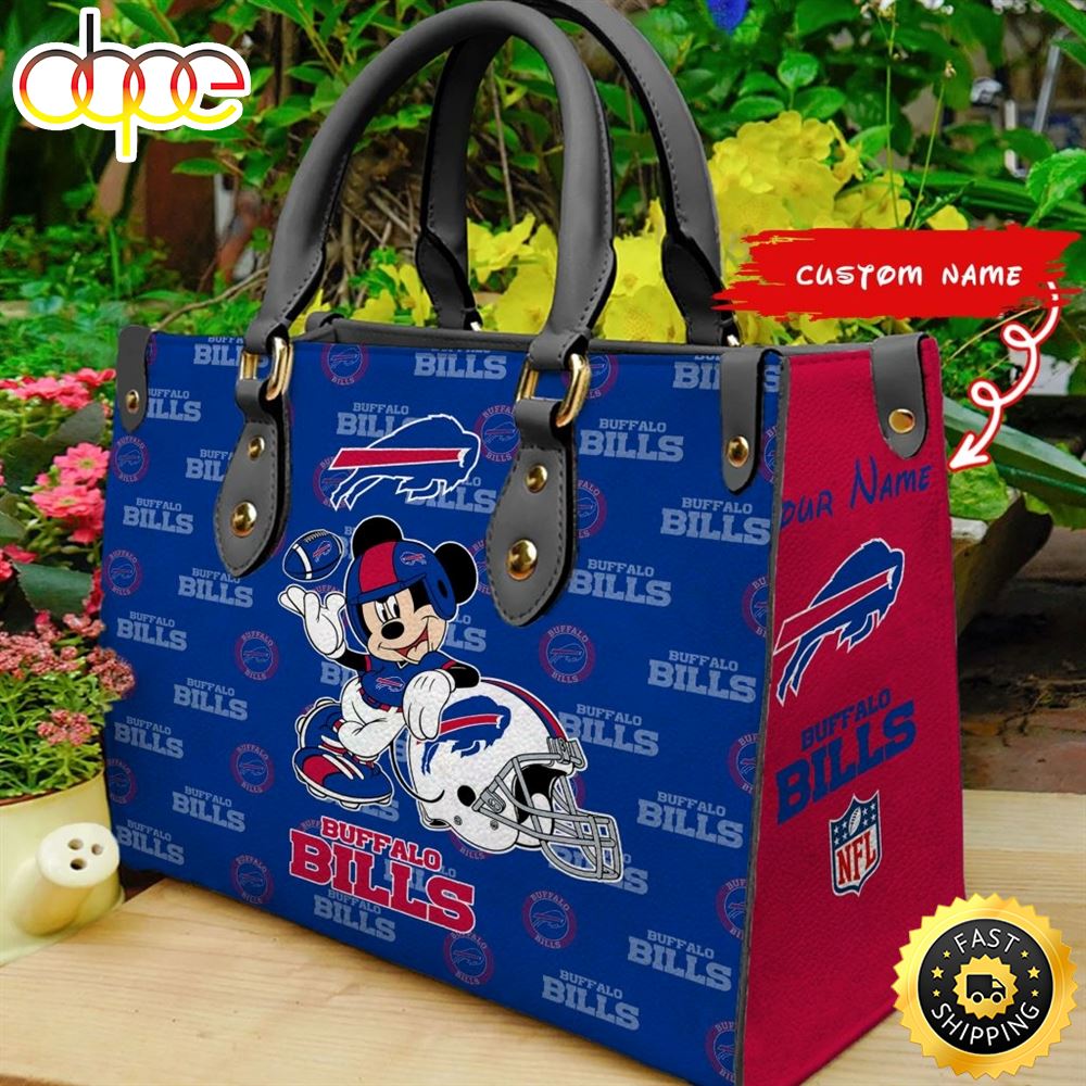 Sportswearmerch Buffalo Bills NFL Leather Bag For Fan