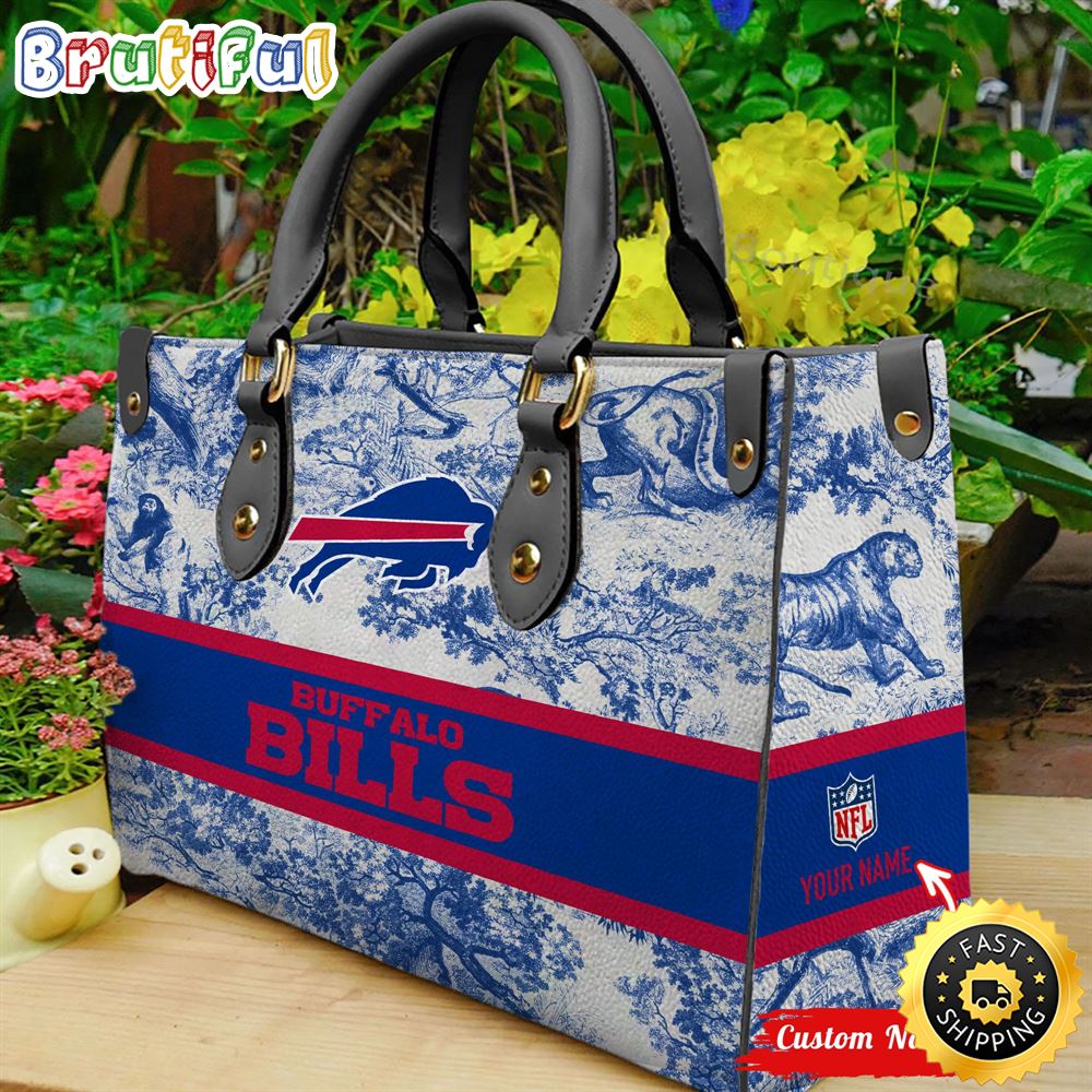 Sportswearmerch Buffalo Bills NFL Leather Handbag For Fan