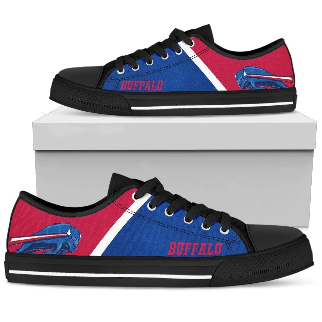 Sportswearmerch Buffalo Bills NFL Low Top Canvas Sneakers Shoes For Men And Women