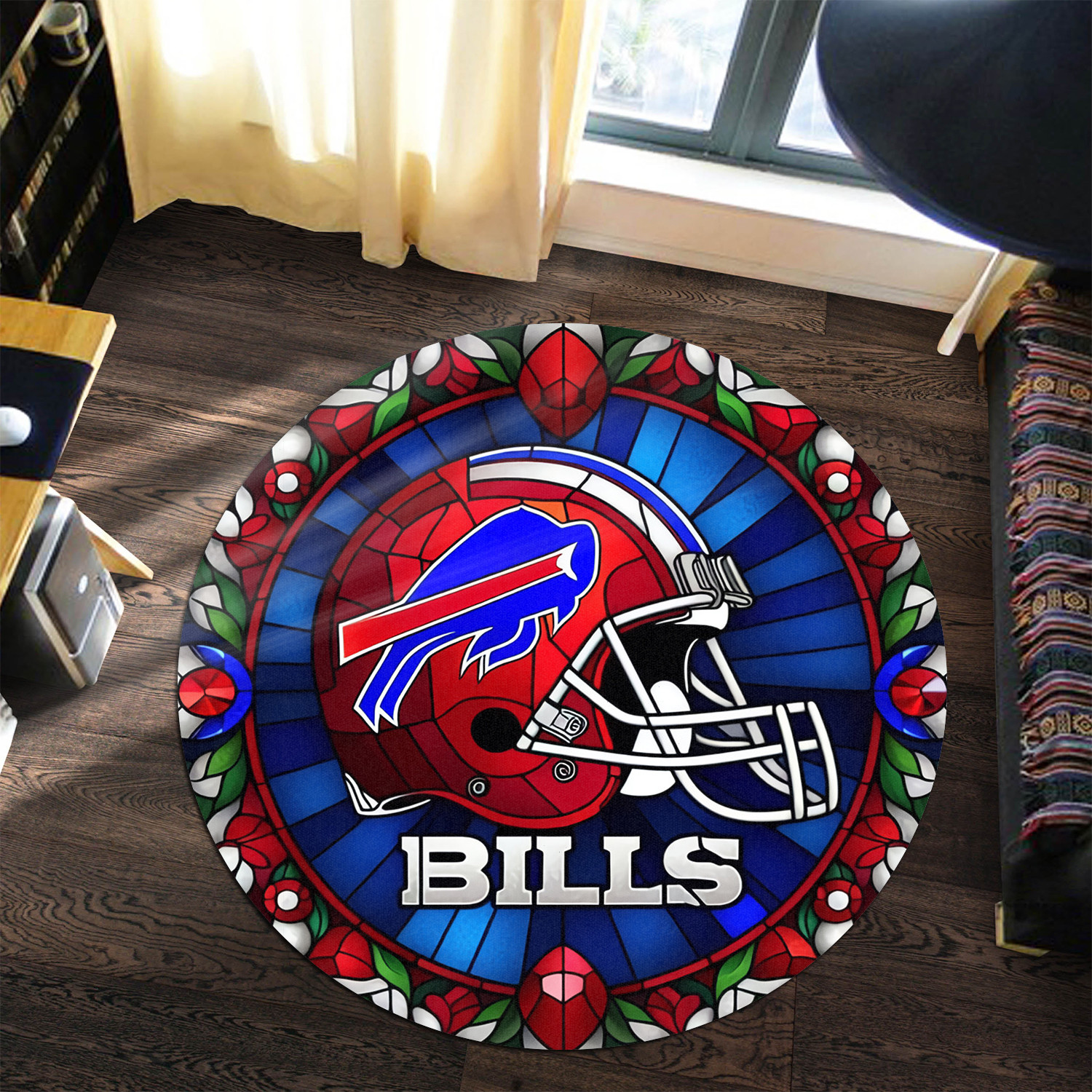Sportswearmerch Buffalo Bills NFL Round Rug For Fan