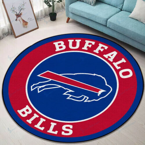 Sportswearmerch Buffalo Bills NFL Round Rug For Fan