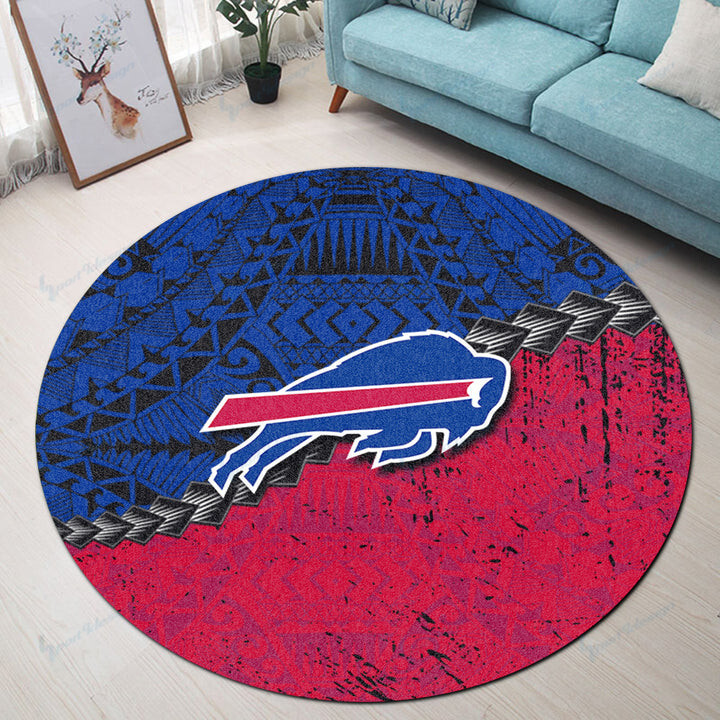 Sportswearmerch Buffalo Bills NFL Round Rug For Fan