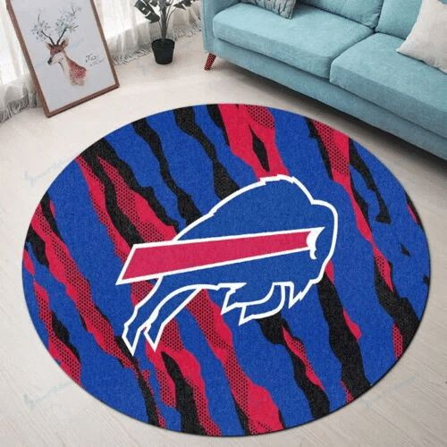 Sportswearmerch Buffalo Bills NFL Round Rug For Fan