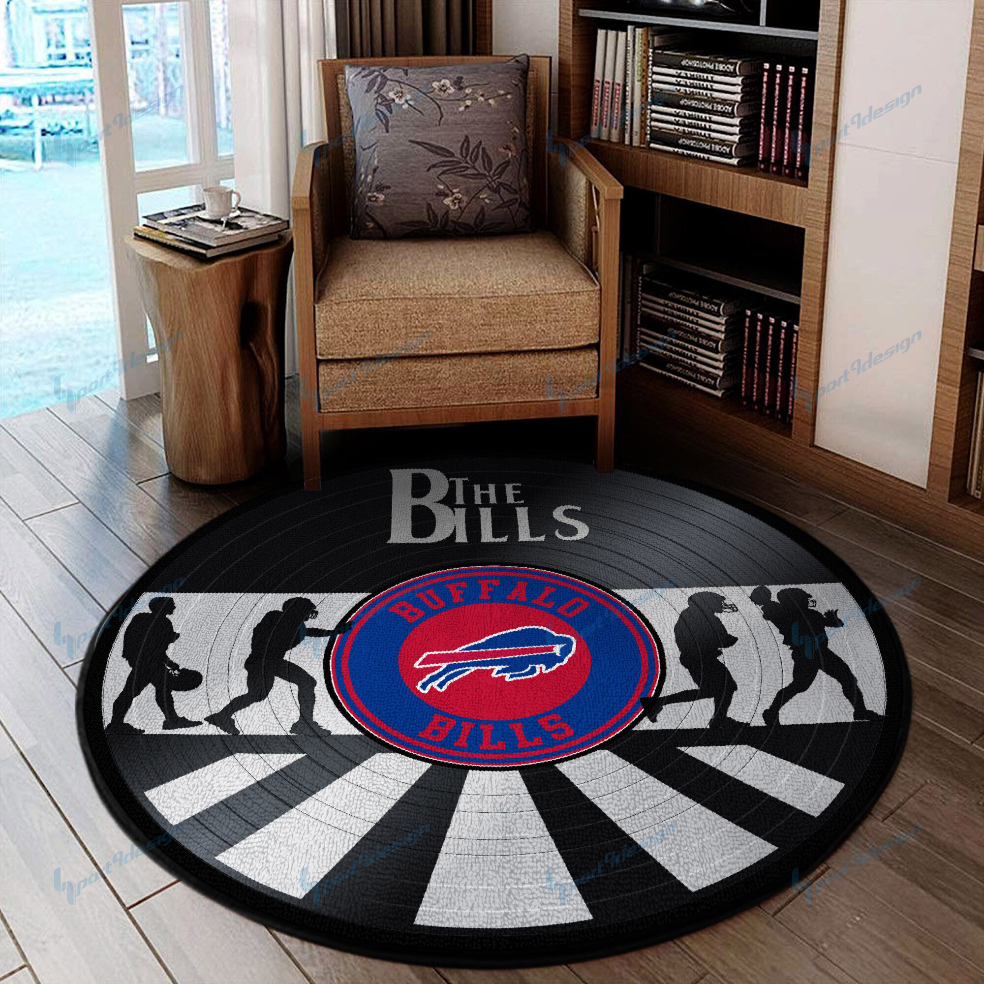 Sportswearmerch Buffalo Bills NFL Round Rug For Fan