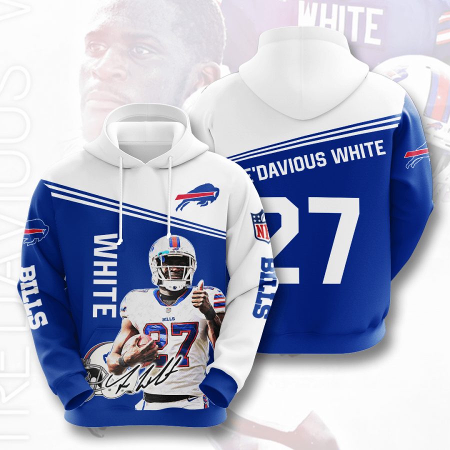 Sportswearmerch Buffalo Bills NFL Tre'Davious White Personalized Hoodie For Fan