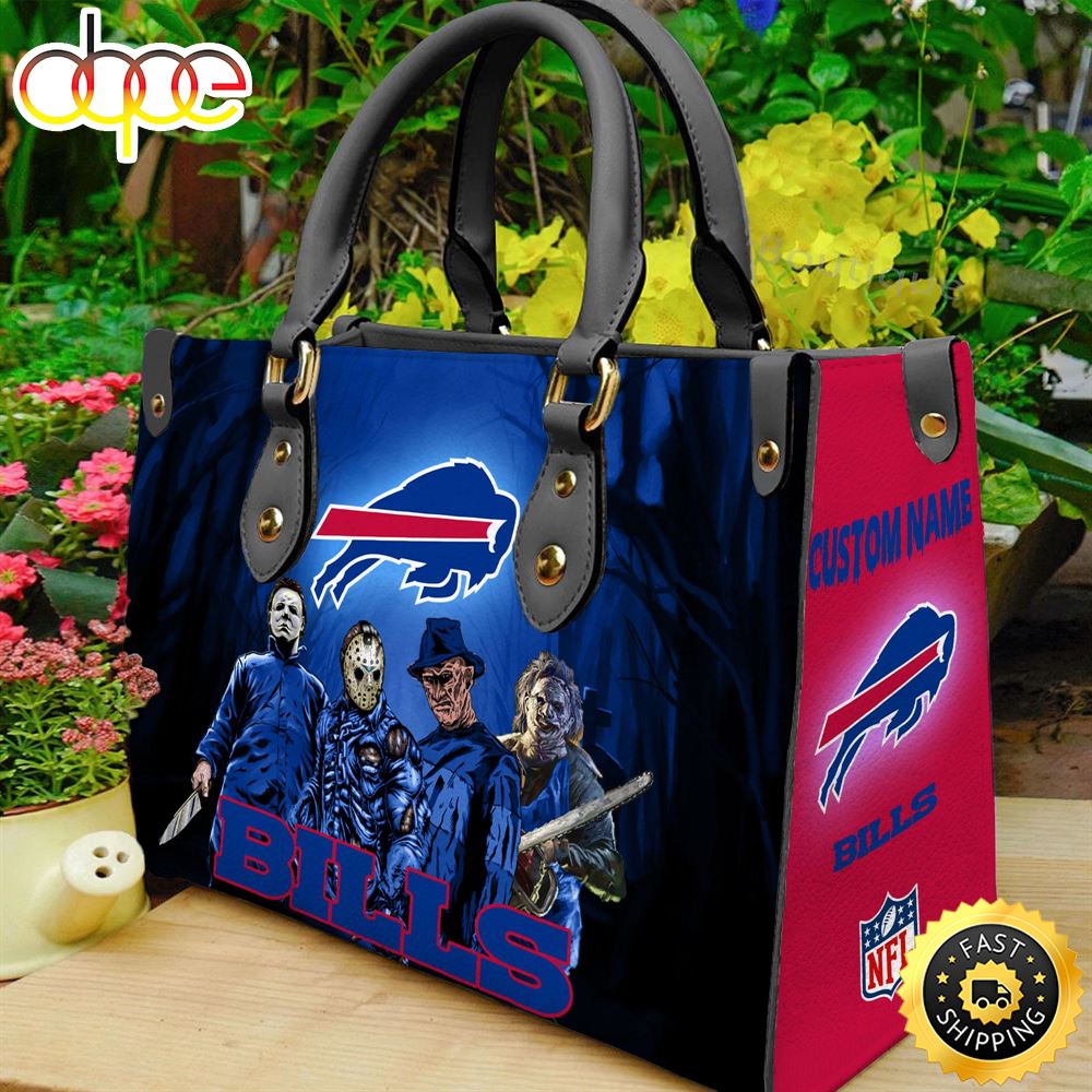 Sportswearmerch Buffalo Bills NFL Women Leather Hand Bag For Fan